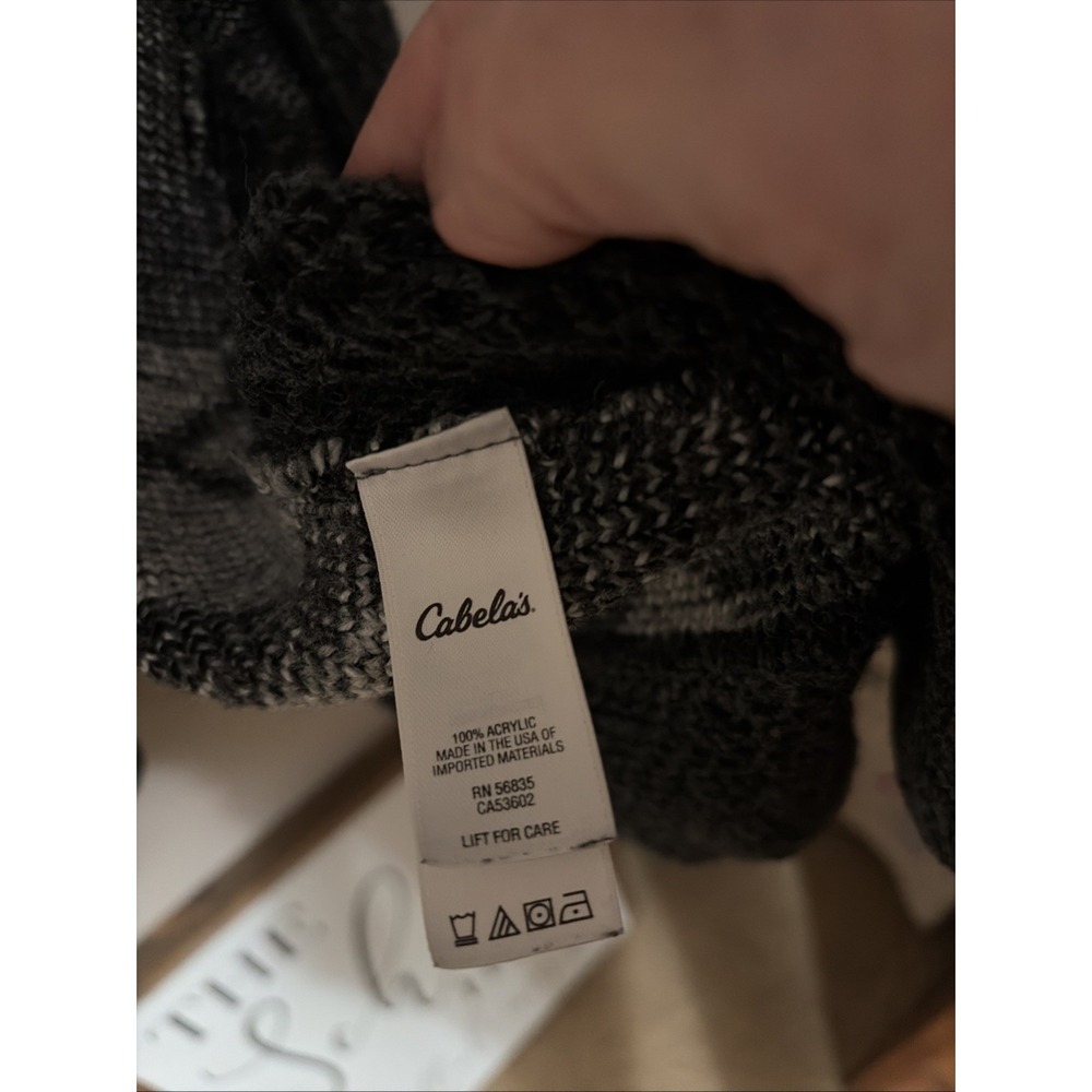 Cabela's Aztec, Tribal, Boho, Blanket Sweater. Poncho Style. One Size Fits All - Picture 4 of 6